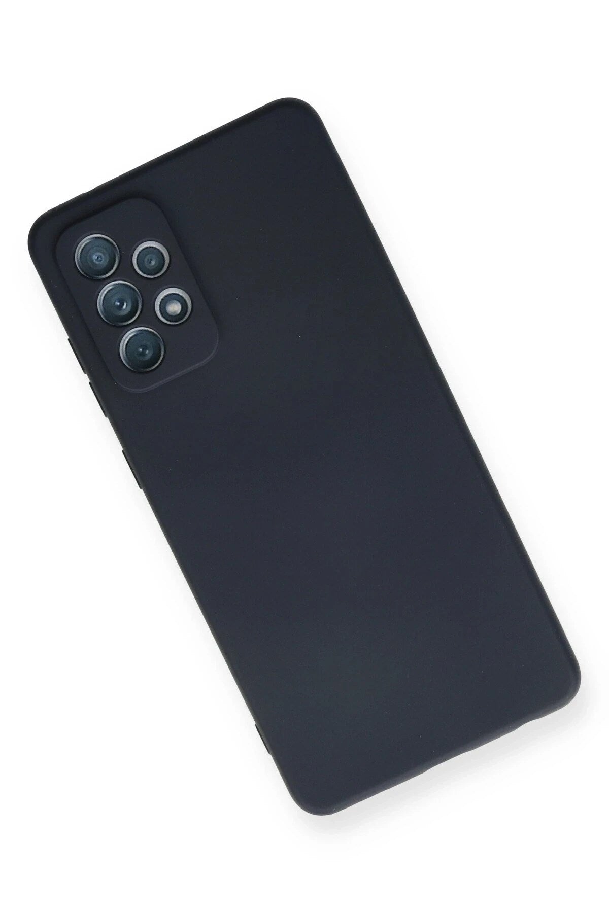 Mey İthalat® Samsung Galaxy A72 Kılıf Nano içi Kadife Silikon - Lacivert