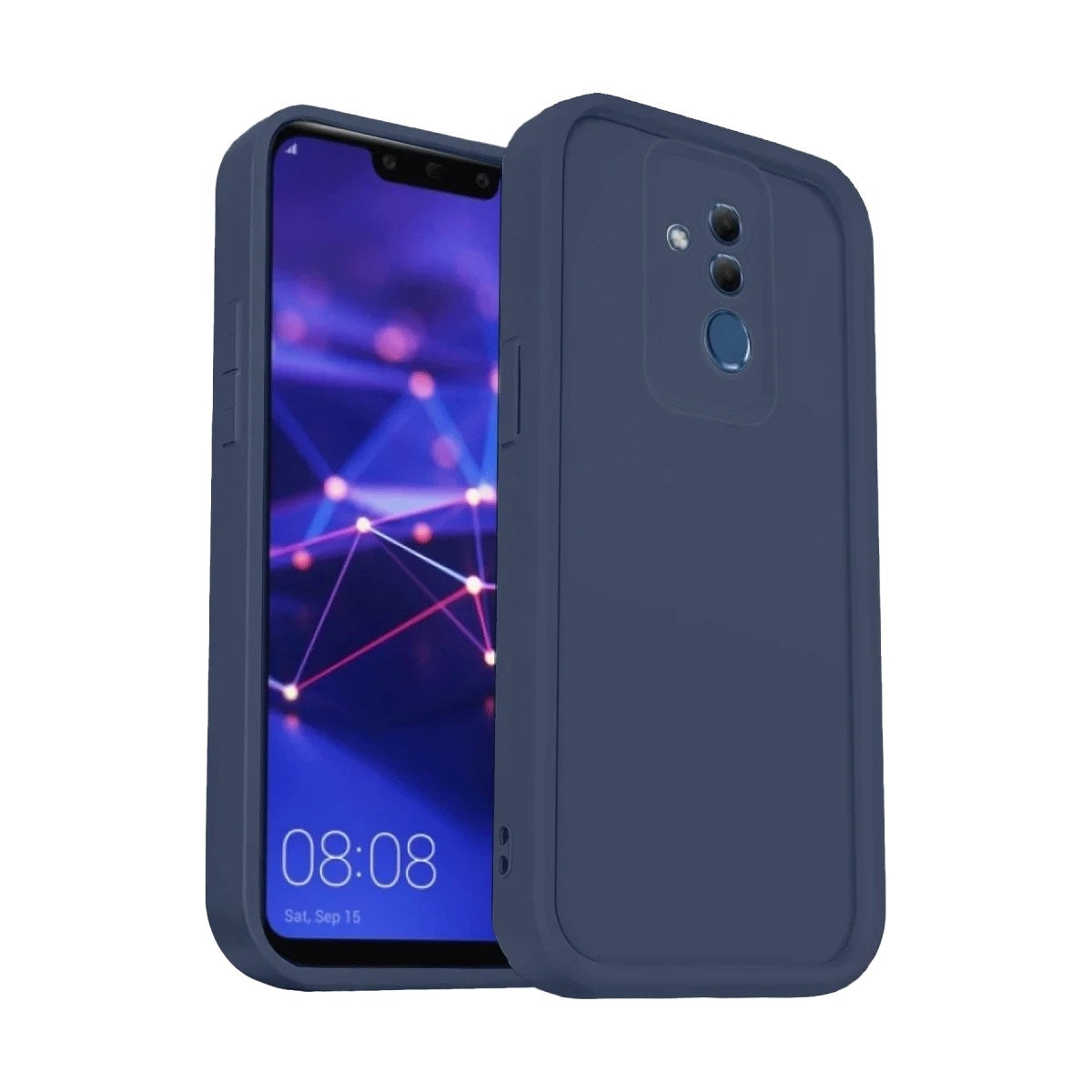Mey İthalat® Huawei Mate 20 Lite Kılıf Viera Silikon - Lacivert