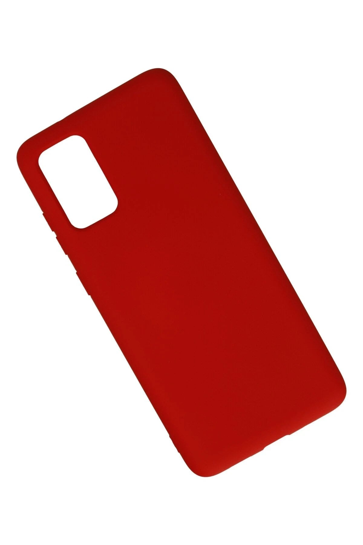 Mey İthalat® Samsung Galaxy S20 Plus Kılıf Nano içi Kadife Silikon - Kırmızı