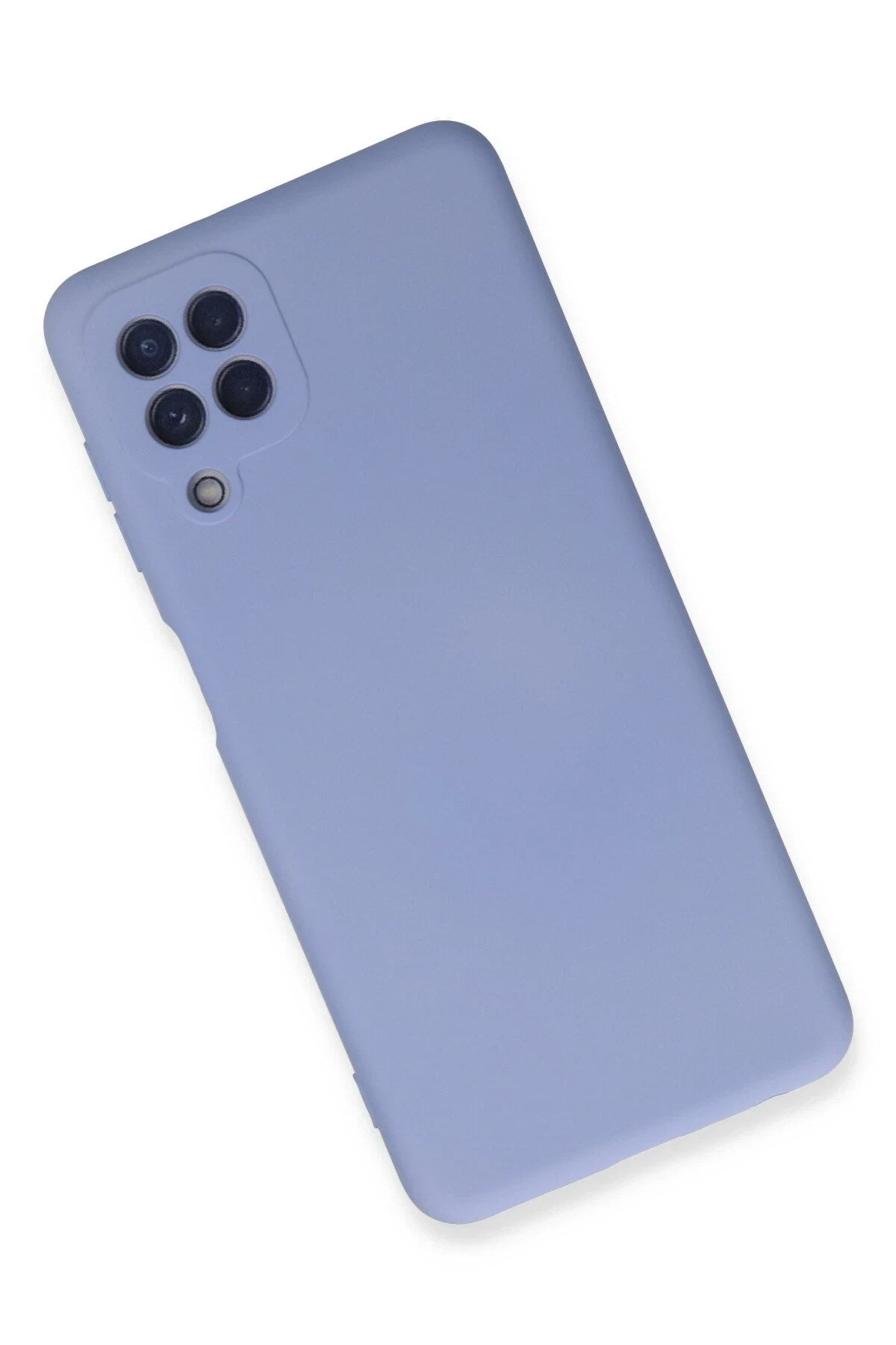 Mey İthalat® Samsung Galaxy A22 Kılıf Nano içi Kadife Silikon - Lila