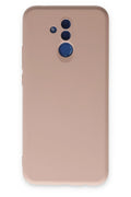 Mey İthalat® Huawei Mate 20 Lite Kılıf Nano içi Kadife Silikon - Pudra