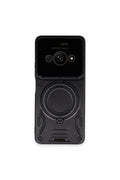 Mey İthalat® Poco C61 Kılıf Joy Lens Standlı Kapak - Siyah