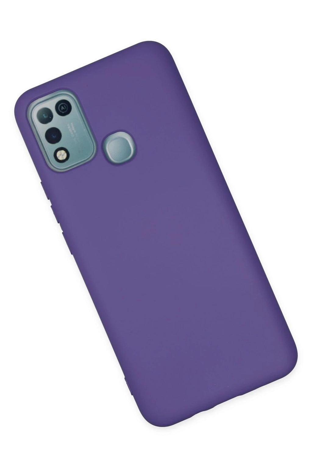 Mey İthalat® İnfinix Hot 10 Play Kılıf Nano içi Kadife Silikon - Mor