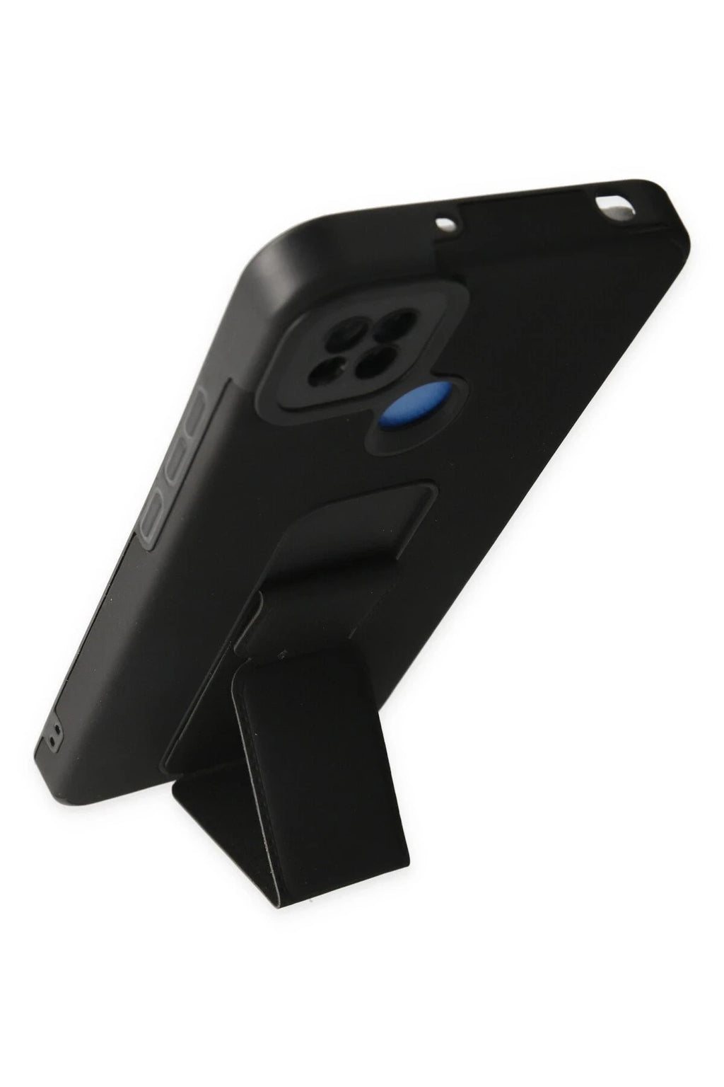Mey İthalat® Redmi 9C Kılıf Mega Standlı Silikon - Siyah