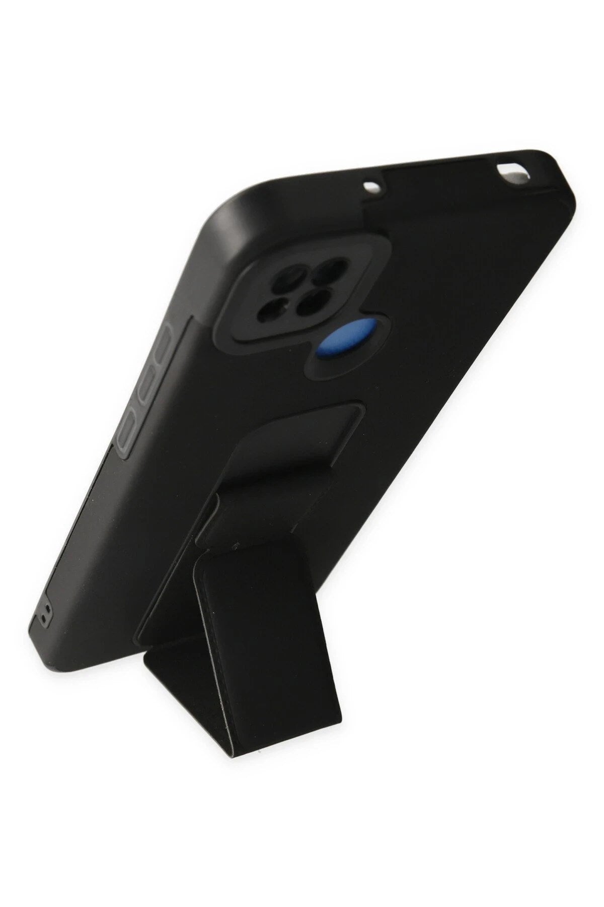 Mey İthalat® Redmi 9C Kılıf Mega Standlı Silikon - Siyah