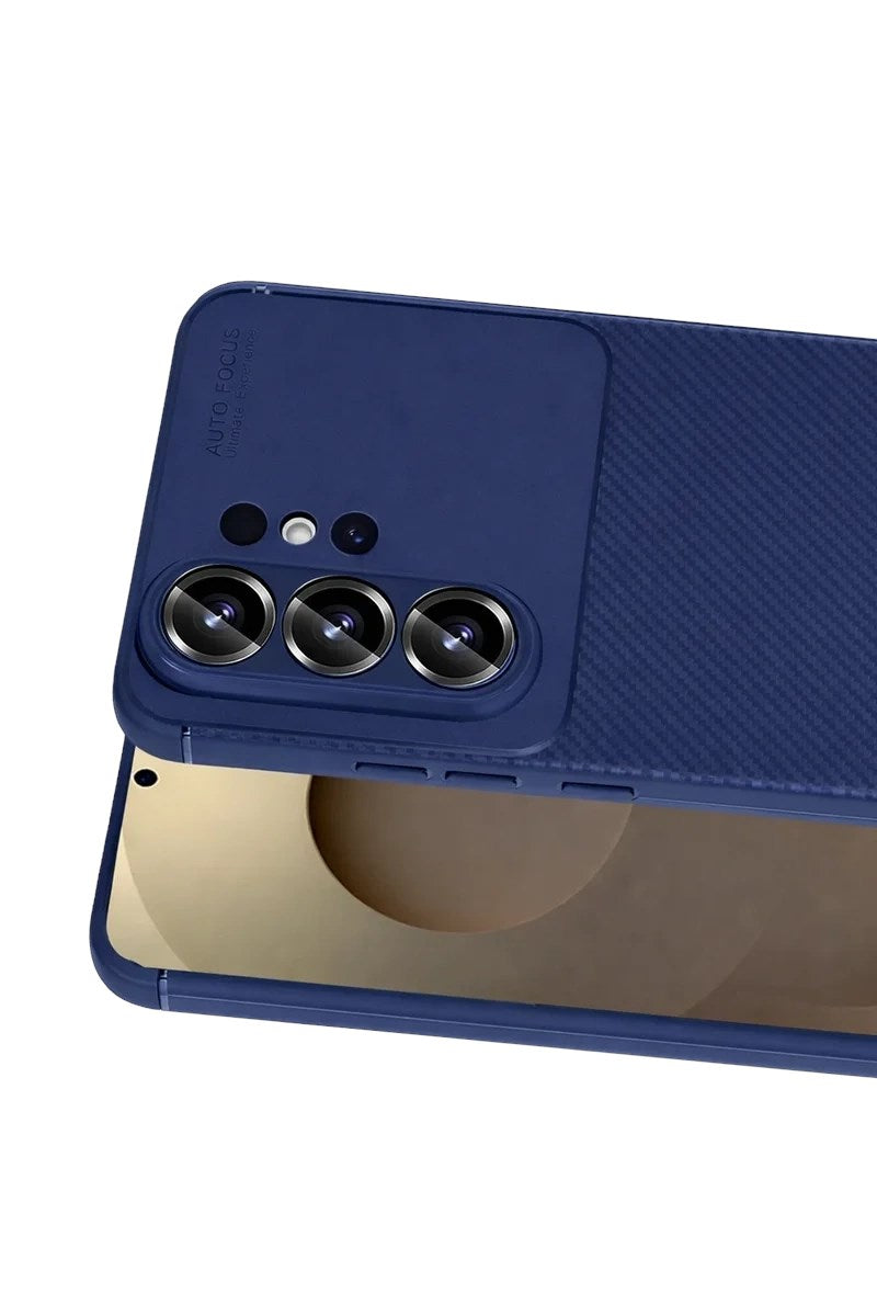 Mey İthalat® Samsung Galaxy S26 Ultra Auto Focus Karbon Kapak - Lacivert