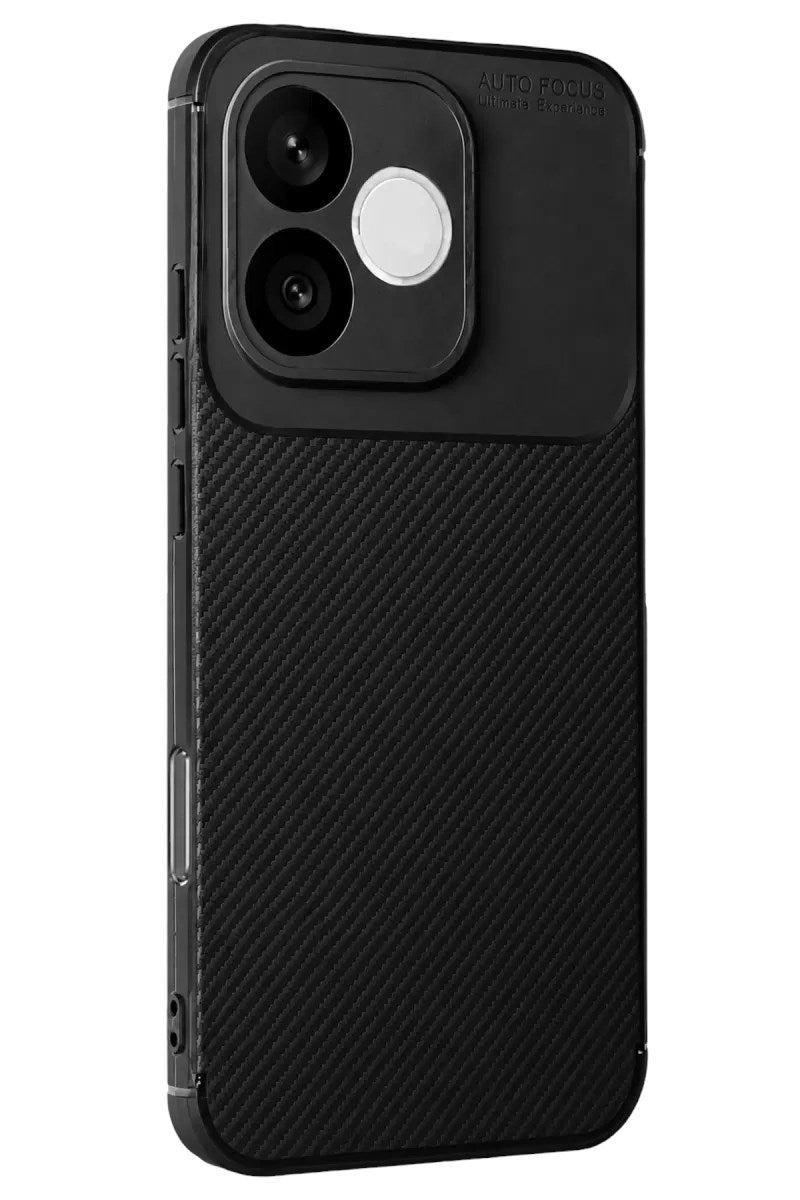 Mey İthalat® Huawei Honor 600 Lite Auto Focus Karbon Kapak - Siyah