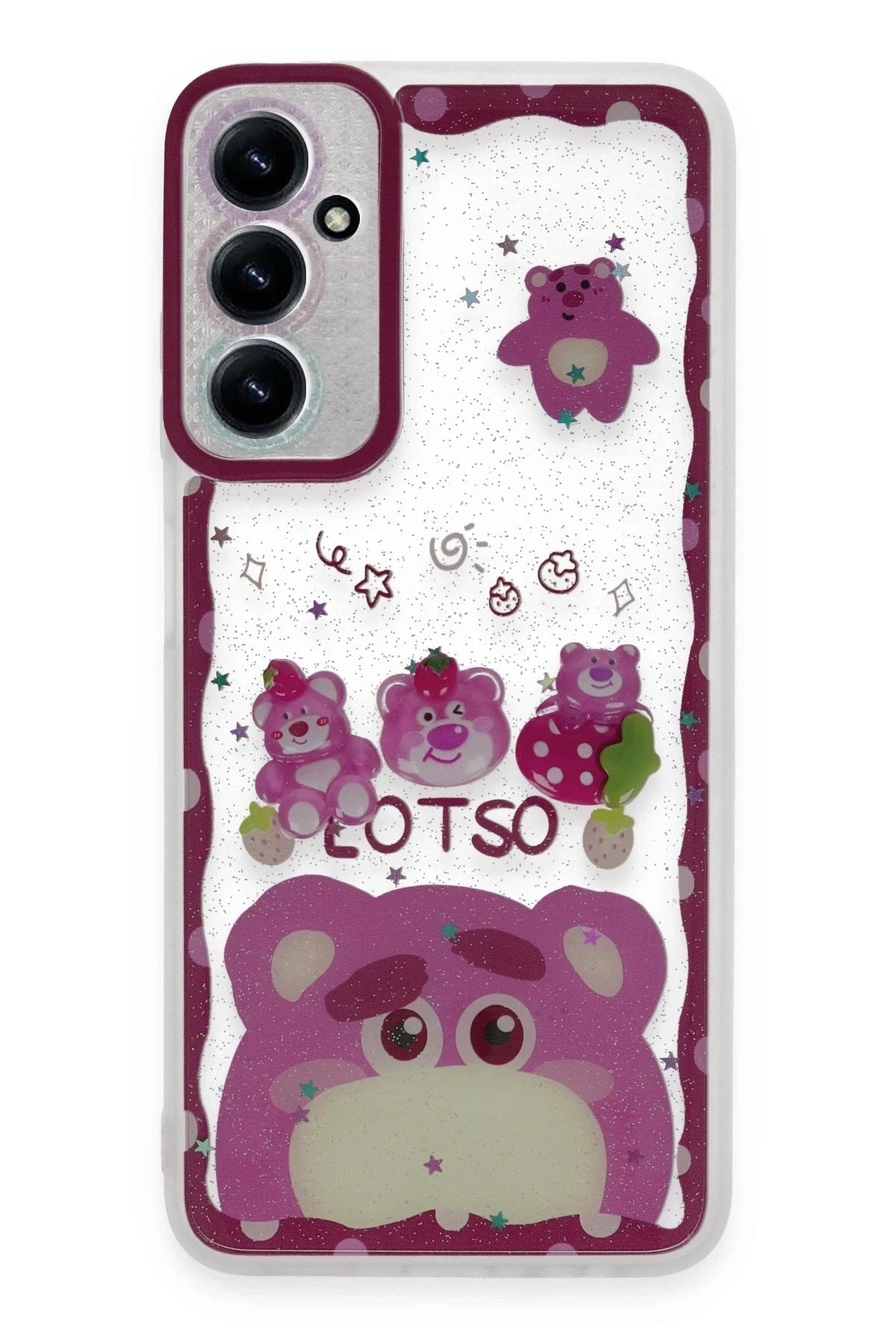 Mey İthalat® Samsung Galaxy A15 4G Kılıf Sweet Desenli Silikon Kapak - Pembe