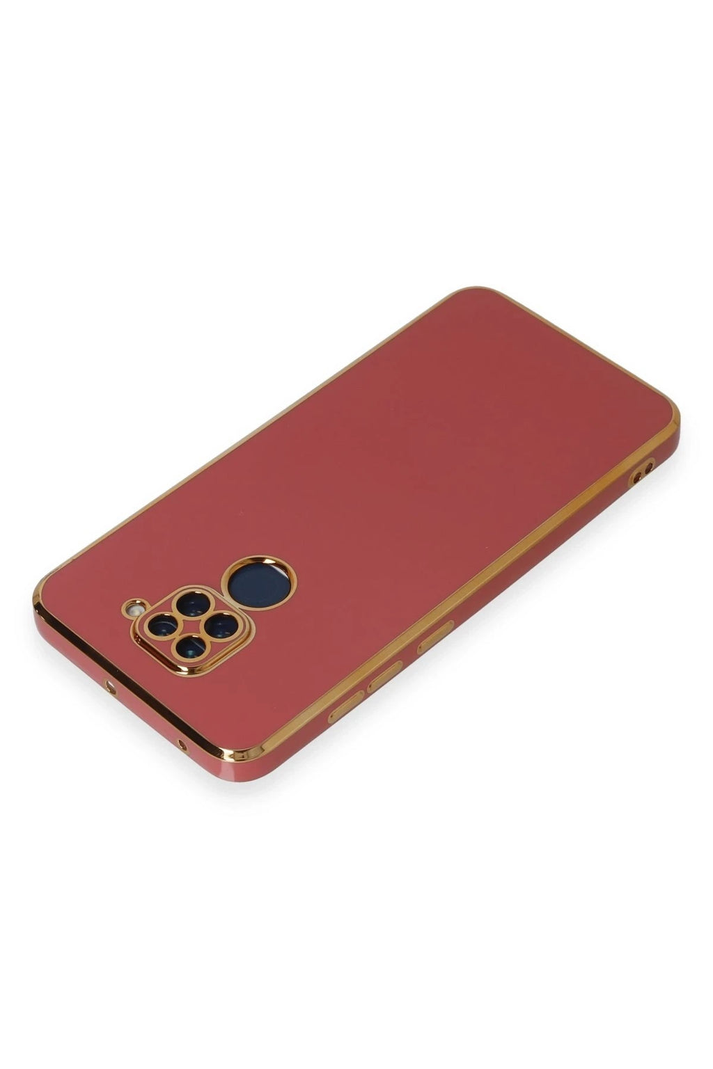 Mey İthalat® Redmi Note 9 Kılıf Volet Silikon - Kırmızı