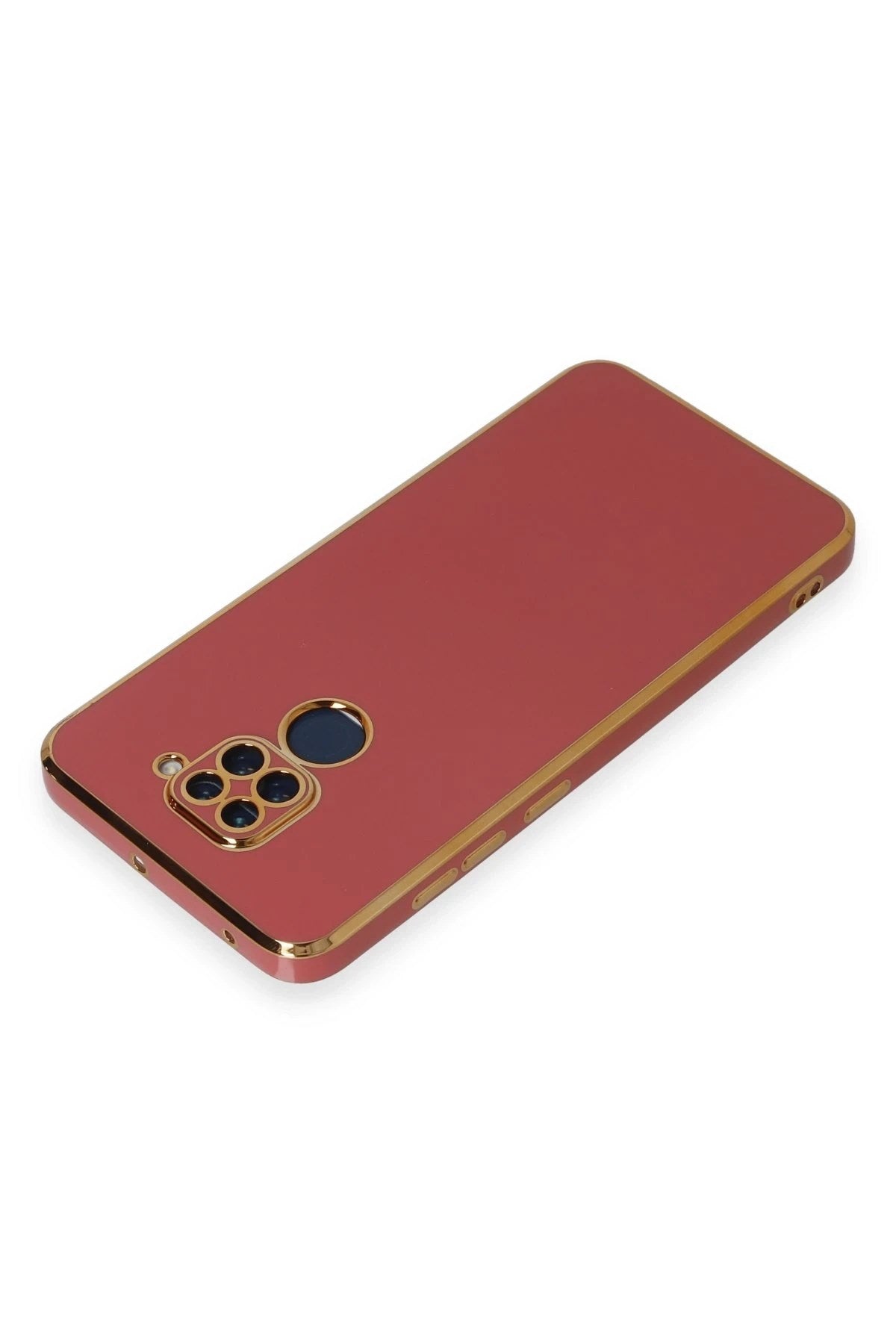 Mey İthalat® Redmi Note 9 Kılıf Volet Silikon - Kırmızı