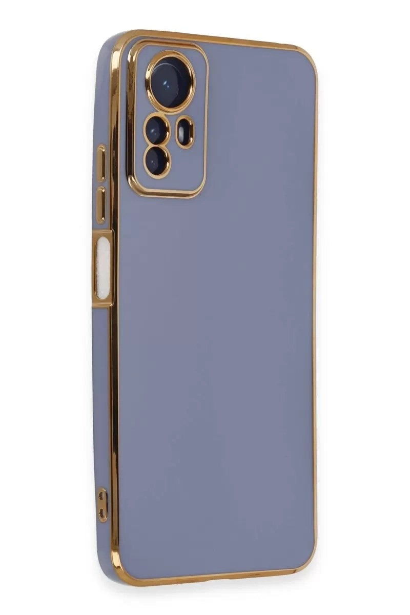 Mey İthalat® Redmi Note 12S Kılıf Volet Silikon - Mavi