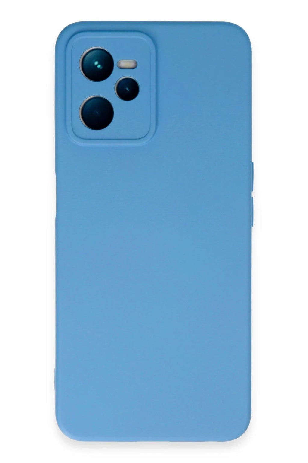 Mey İthalat® Realme C35 Kılıf Nano içi Kadife Silikon - Mavi
