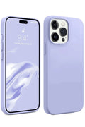 Mey İthalat® iPhone 15 Pro Max Kılıf First Silikon - Lila