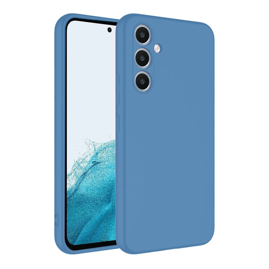 Mey İthalat® Samsung Galaxy A16 5G Kılıf First Silikon - Mavi