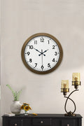 36 cm Eskitme Metal Standart Duvar Saati