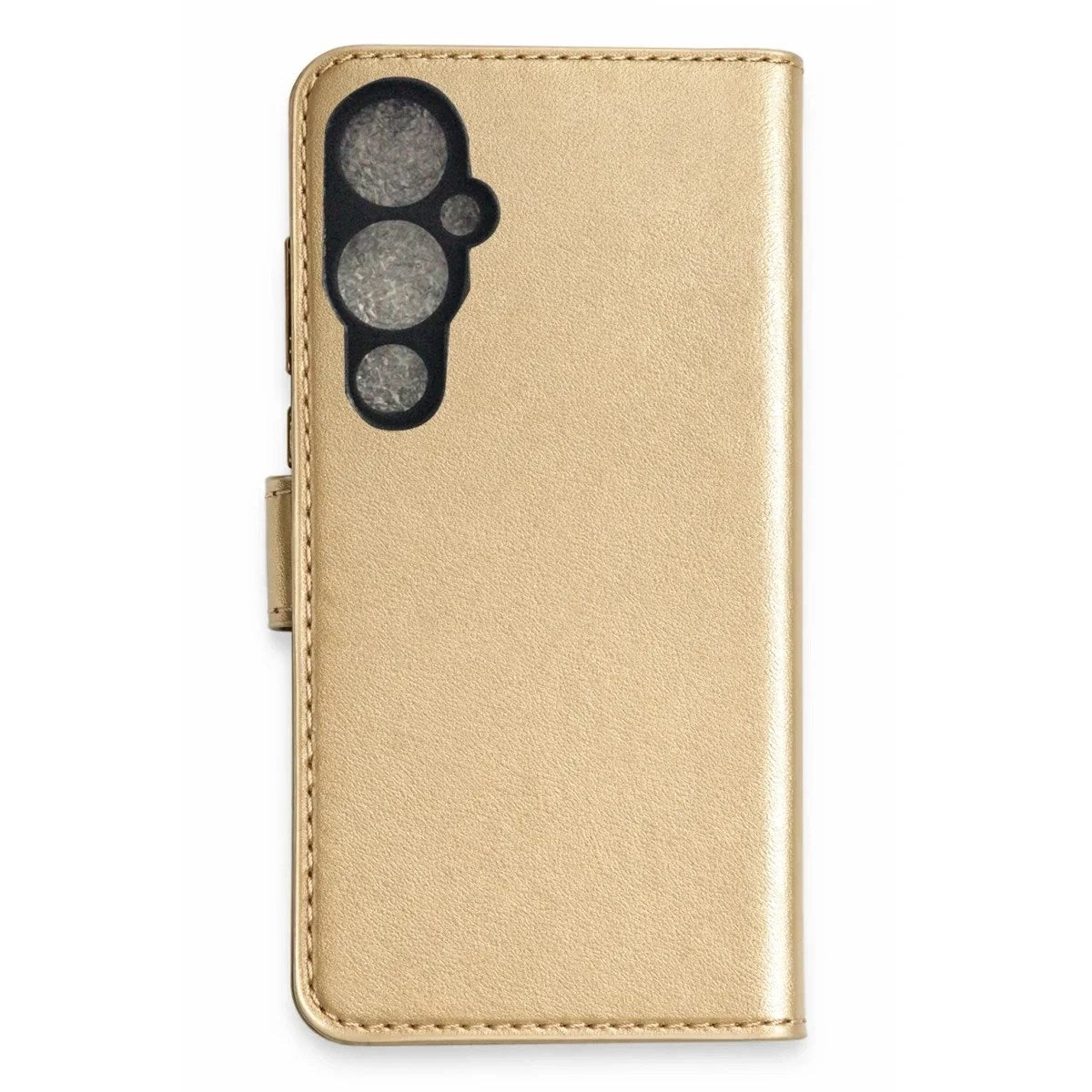 Mey İthalat® Tecno Pova 4 Pro Trend S Plus Kapaklı Kılıf - Gold