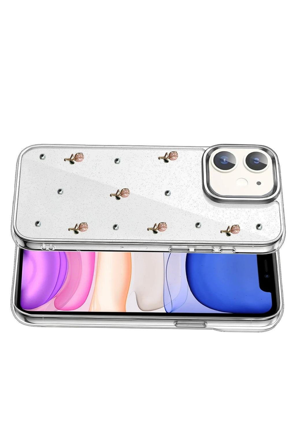 Mey İthalat® iPhone 11 Fiyonk Desenli Kapak - Desen 6