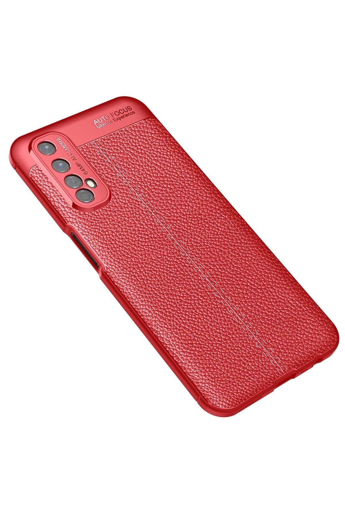Mey İthalat® Realme 7 Kılıf Auto Focus Kapak - Kırmızı