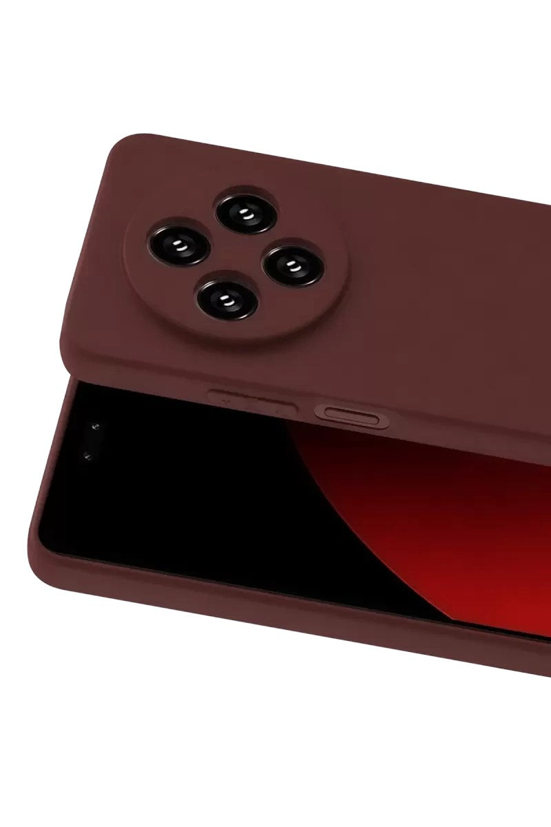 Mey İthalat® Redmi 14C Kılıf First Silikon - Bordo