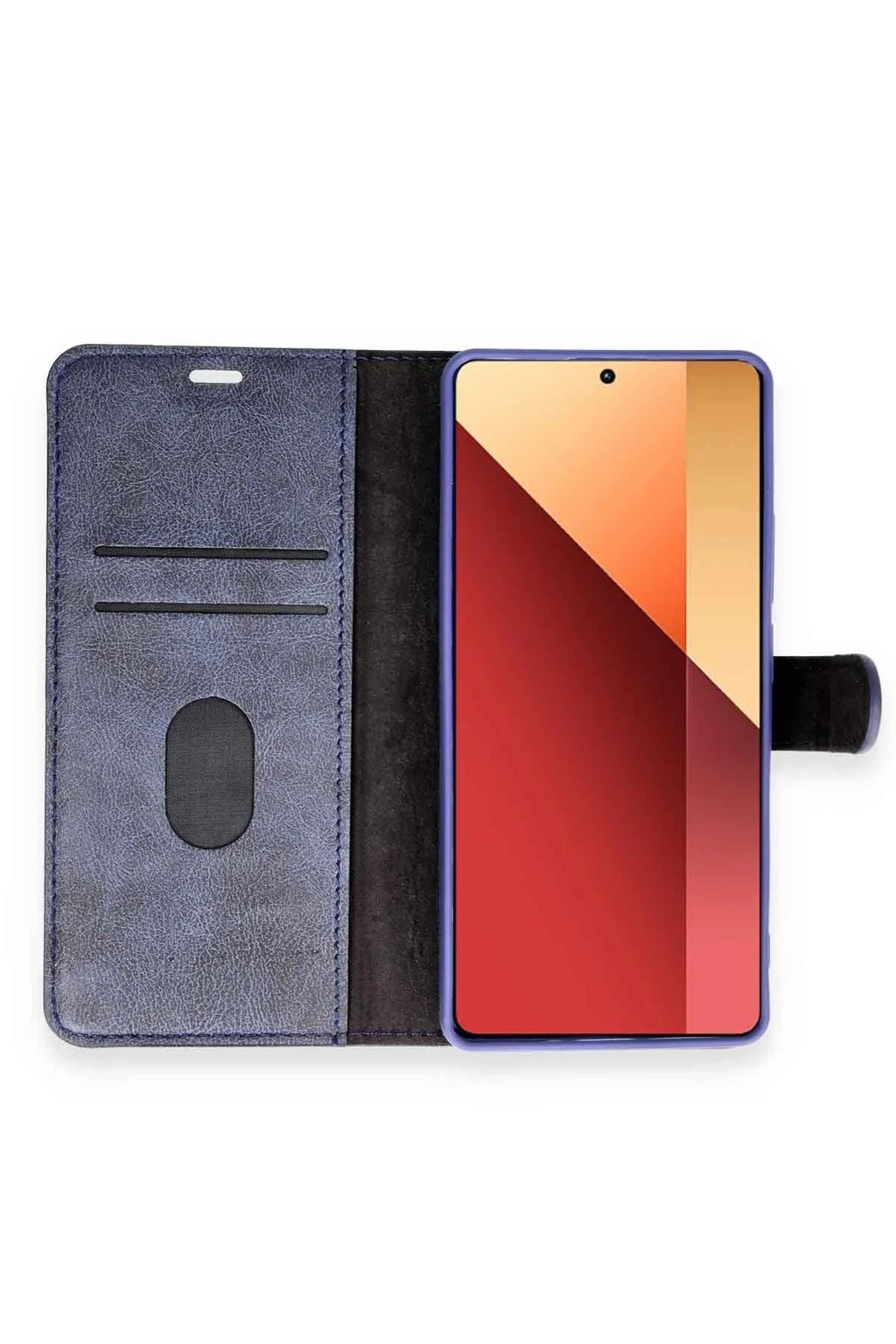 Mey İthalat® Redmi Note 13 Pro 4G Kılıf Trend S Plus Kapaklı Kılıf - Yeşil