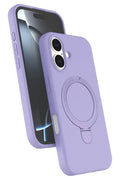 Mey İthalat® iPhone 17 Regal Magsafe Standlı Kapak - Lila