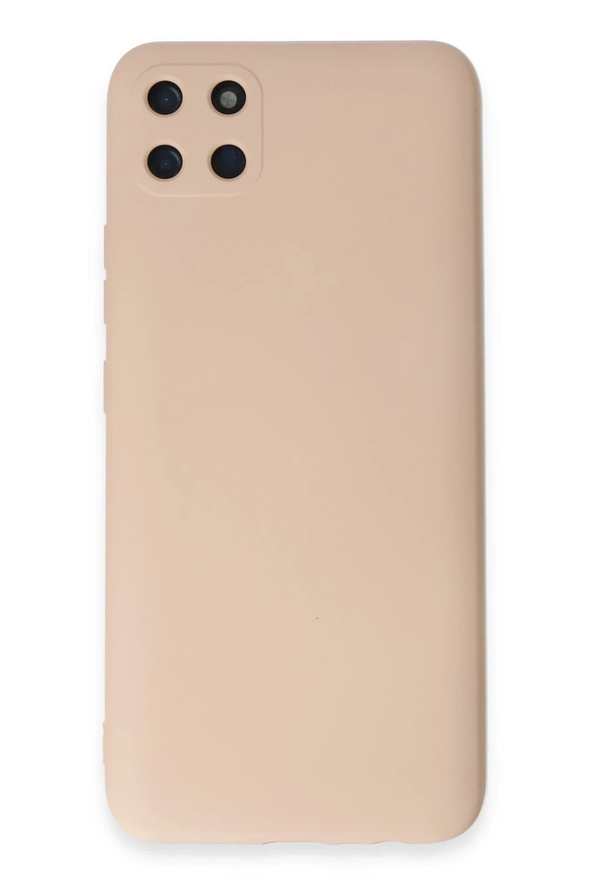 Mey İthalat® Realme C11 Kılıf Nano içi Kadife Silikon - Pudra