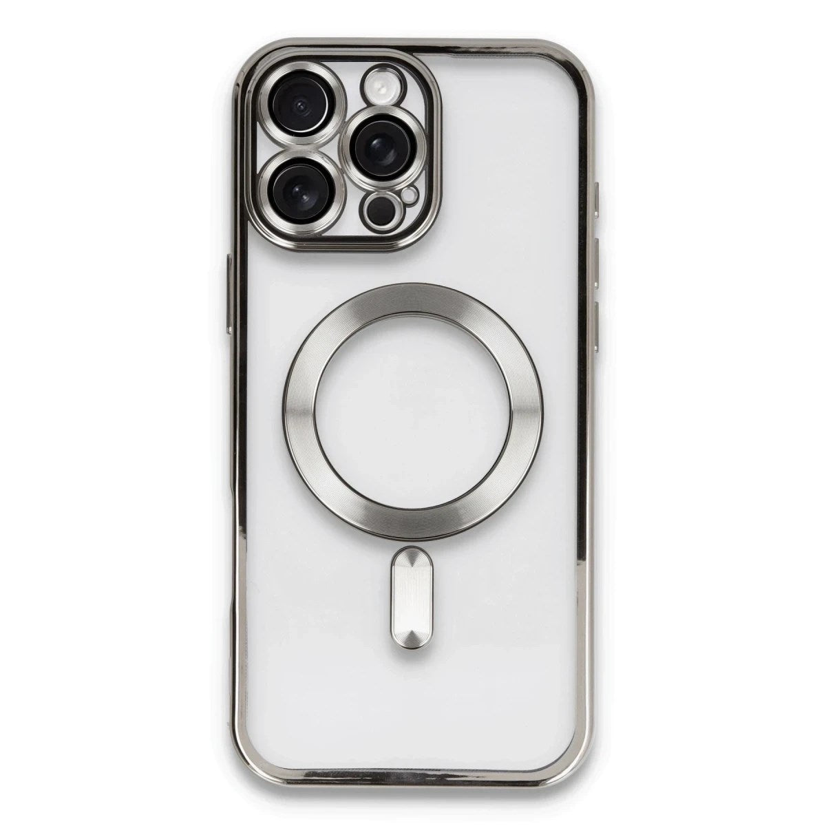Mey İthalat® iPhone 16 Pro Kılıf Kross Magneticsafe Kapak - Titan Gri