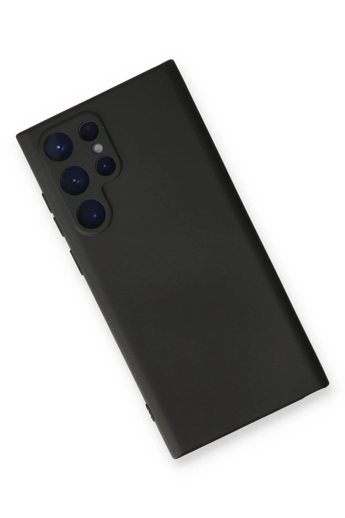 Mey İthalat® Samsung Galaxy S22 Ultra Kılıf Nano içi Kadife Silikon - Siyah
