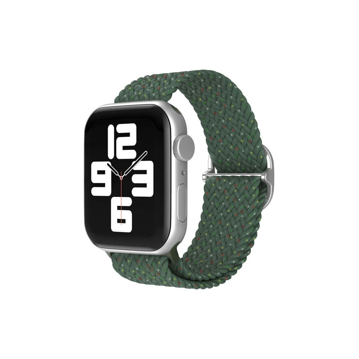 Mey İthalat® Watch 38mm Star Kordon - Benekli Koyu Yeşil