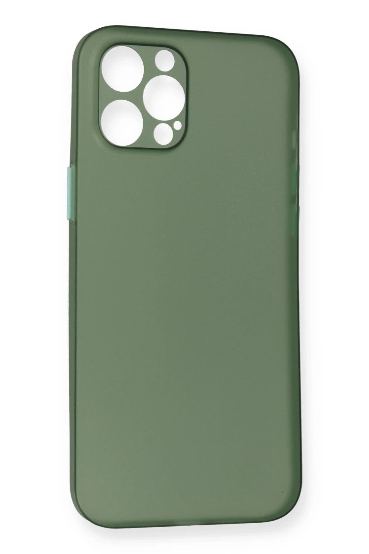 Mey İthalat® iPhone 12 Pro Kılıf PP Ultra İnce Kapak - Yeşil
