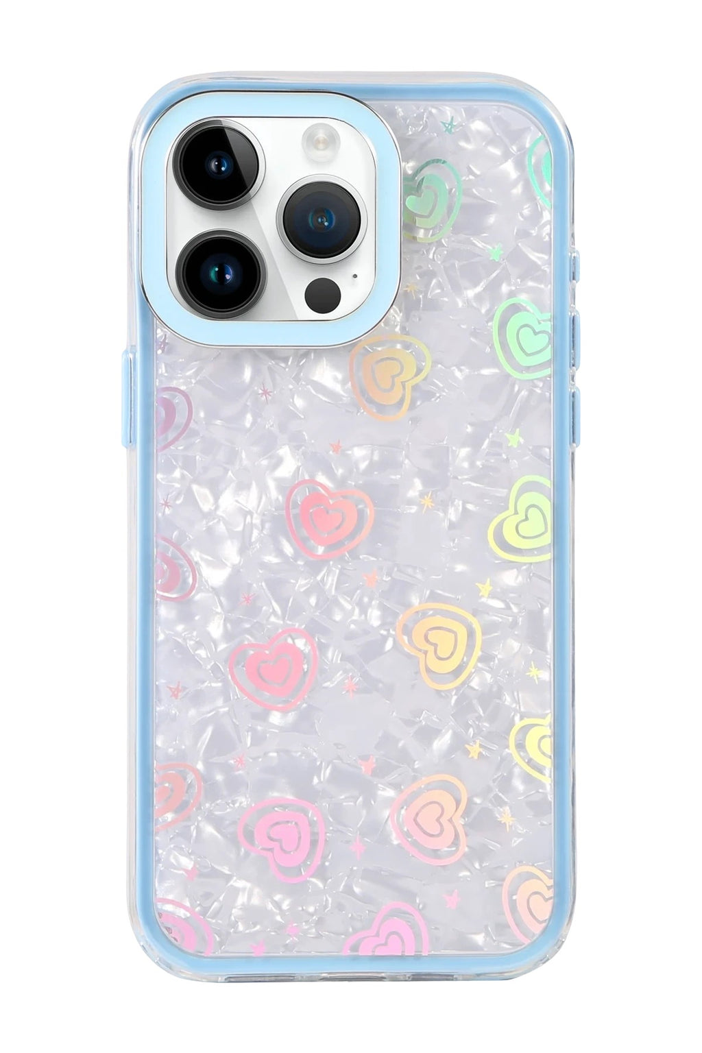 Mey İthalat® iPhone 14 Pro Max Lumi Desenli Kapak - Mavi