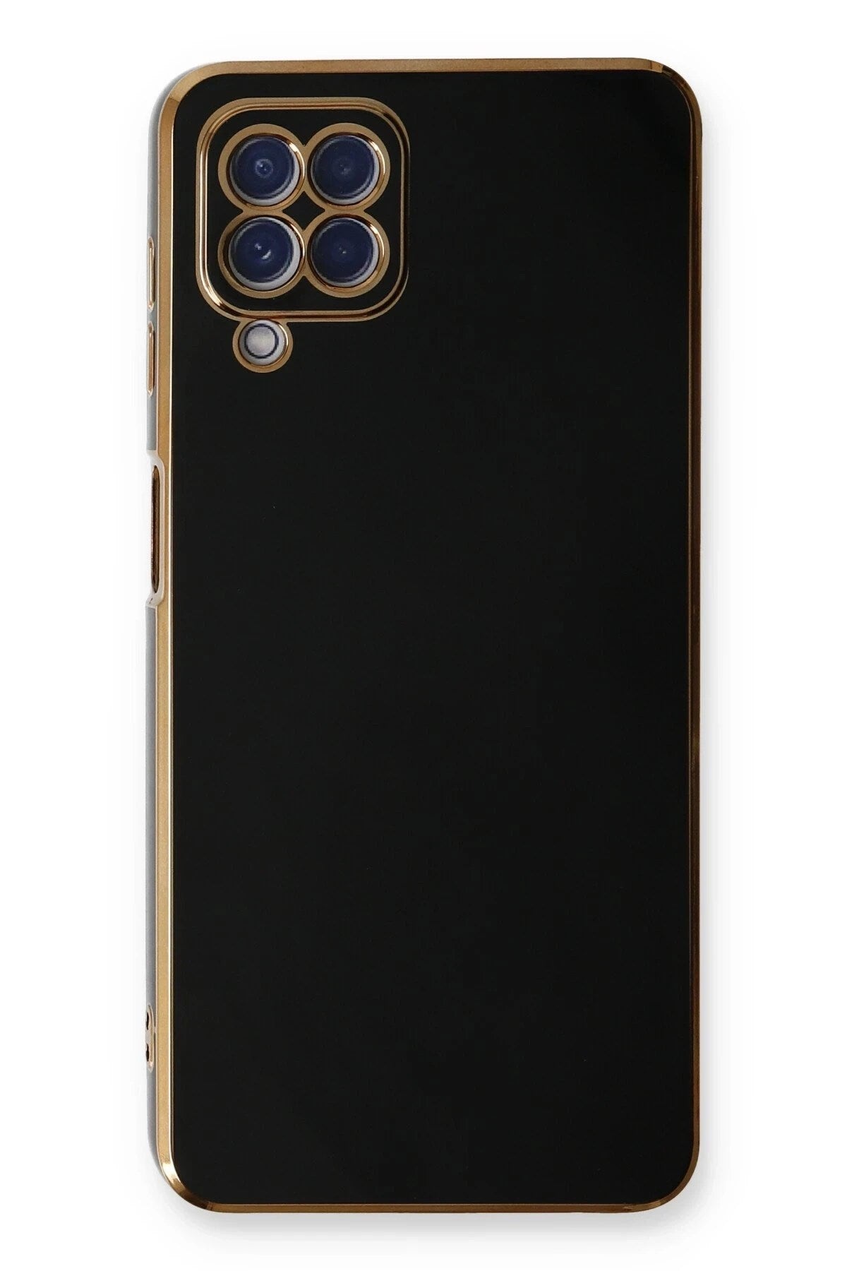 Mey İthalat® Samsung Galaxy A22 Kılıf Volet Silikon - Siyah