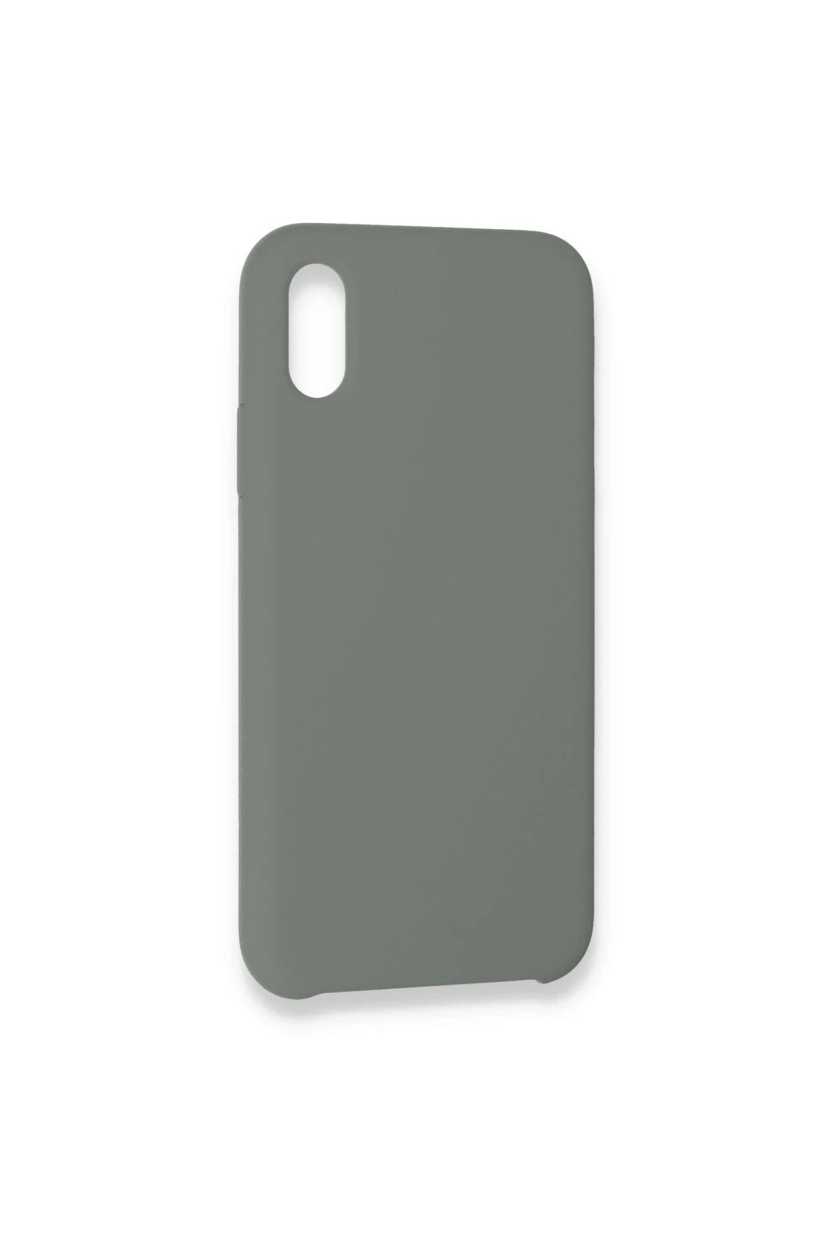 Mey İthalat® iPhone XS Max Kılıf Lansman Legant Silikon - Gri