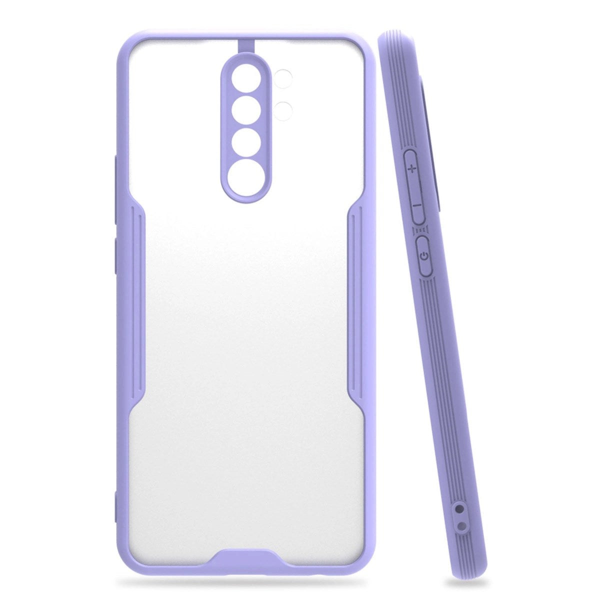 Mey İthalat® Redmi Note 8 Pro Kılıf Platin Silikon - Lila