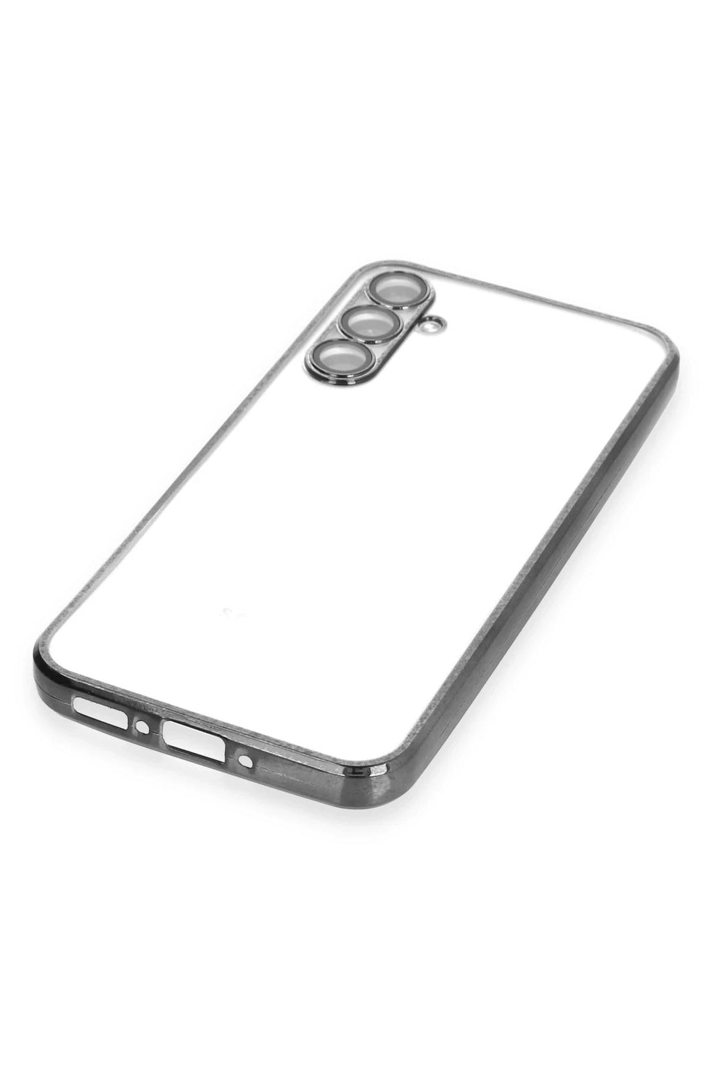Mey İthalat® Samsung Galaxy A34 5G Kılıf Lensli Silikon - Siyah