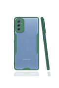 Mey İthalat® Samsung Galaxy M52 5G Kılıf Platin Silikon - Yeşil