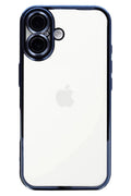 Mey İthalat® iPhone 16 Kılıf Lensli Silikon - Açık Mavi