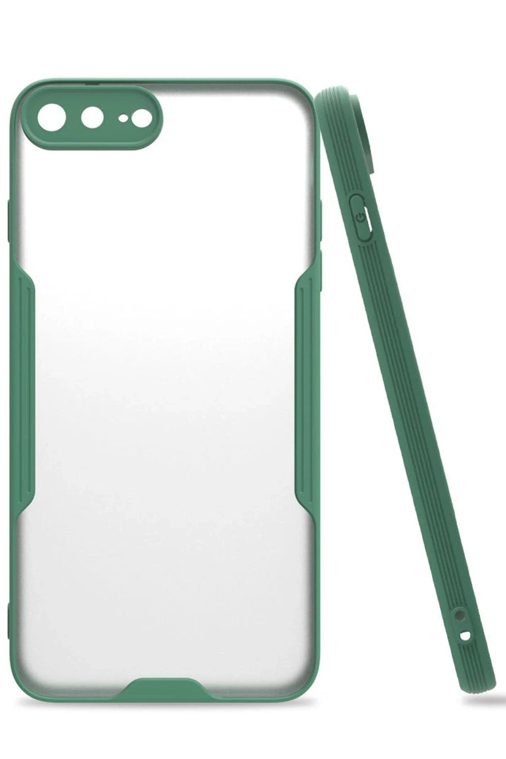 Mey İthalat® iPhone 7 Plus Kılıf Platin Silikon - Yeşil