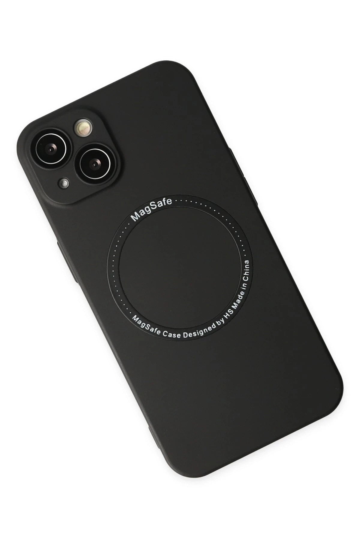 Mey İthalat® iPhone 14 Plus Kılıf Jack Magneticsafe Lens Silikon - Siyah
