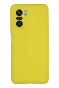 Mey İthalat® Poco F3 Kılıf Nano içi Kadife Silikon - Sarı