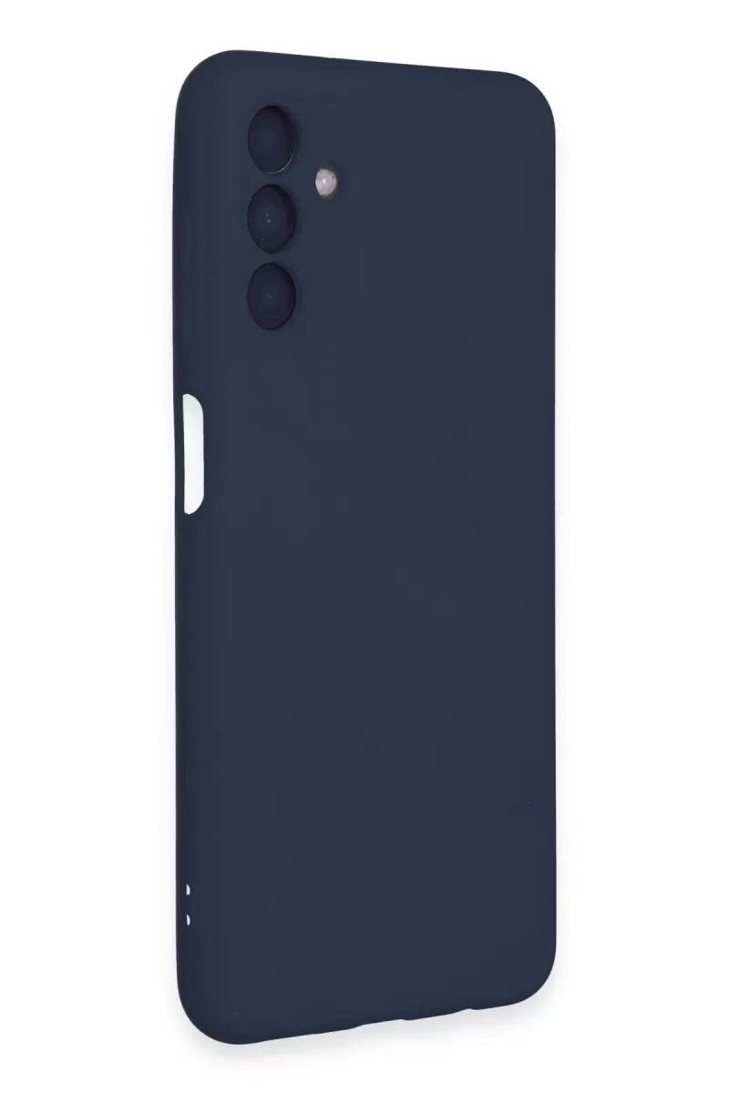 Mey İthalat® Samsung Galaxy A24 4G Kılıf Nano içi Kadife Silikon - Lacivert