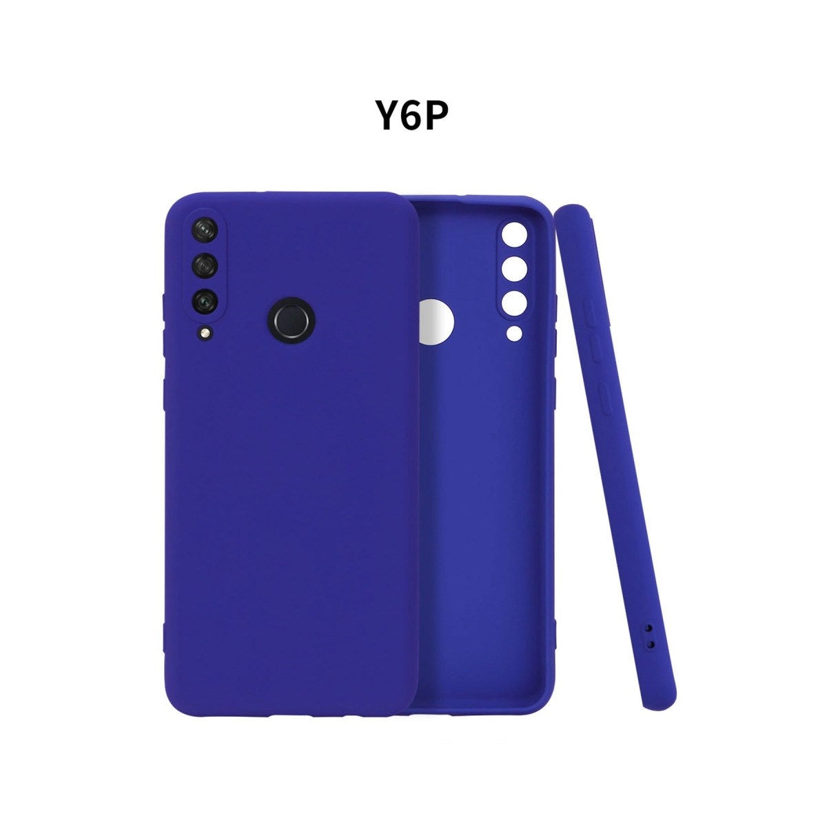 Mey İthalat® Huawei Y6P Kılıf First Silikon - Lacivert
