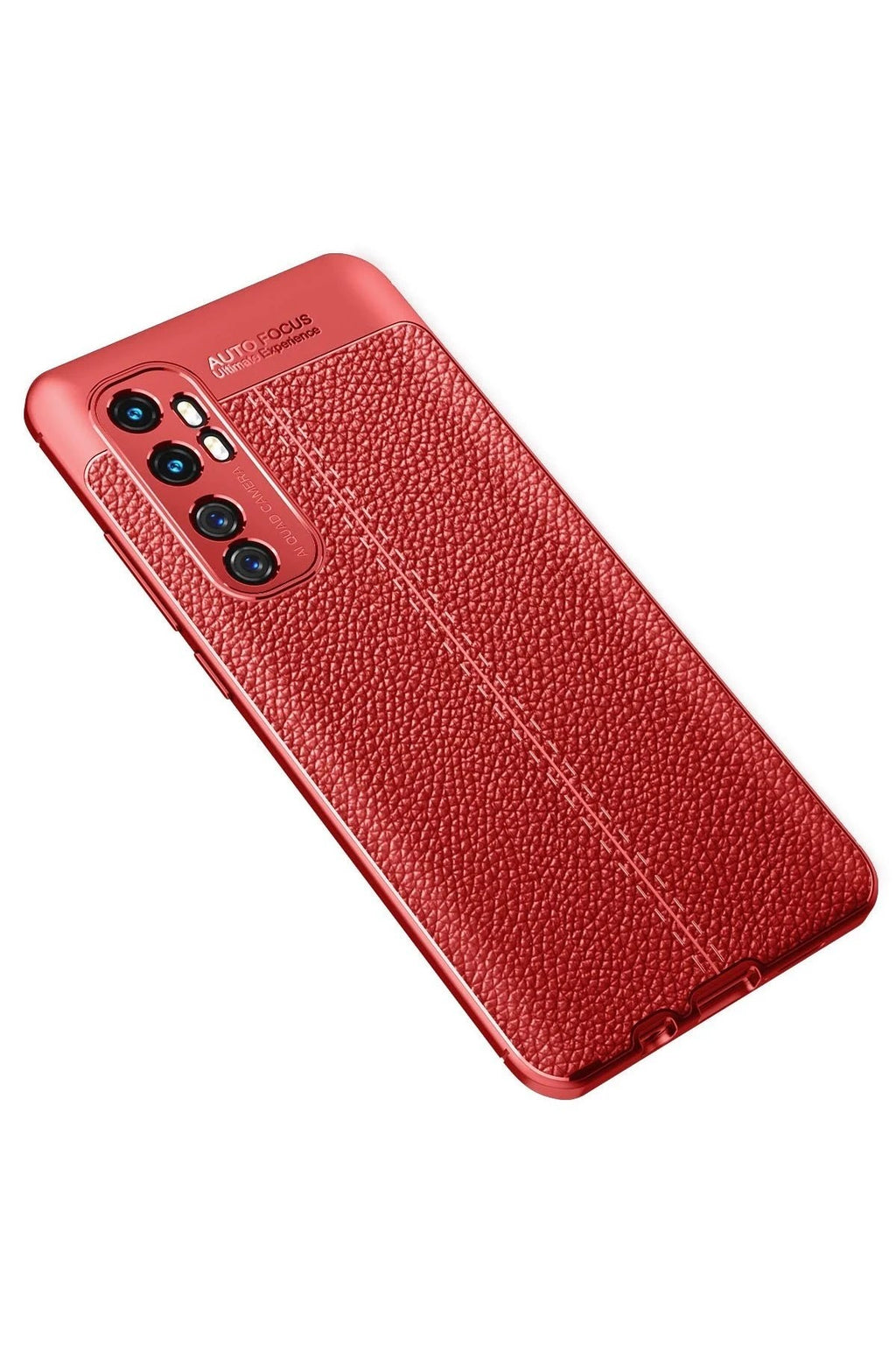 Mey İthalat® Mi Note 10 Lite Kılıf Auto Focus Kapak - Kırmızı