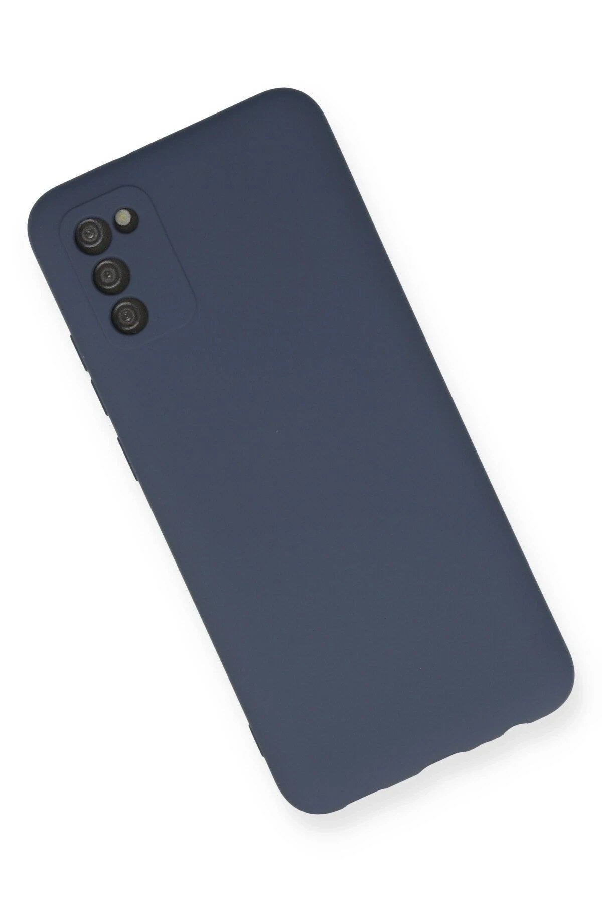 Mey İthalat® Samsung Galaxy A03S Kılıf Nano içi Kadife Silikon - Gri