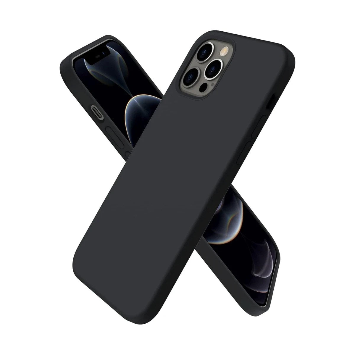 Mey İthalat® iPhone 12 Pro Max Kılıf First Silikon - Siyah