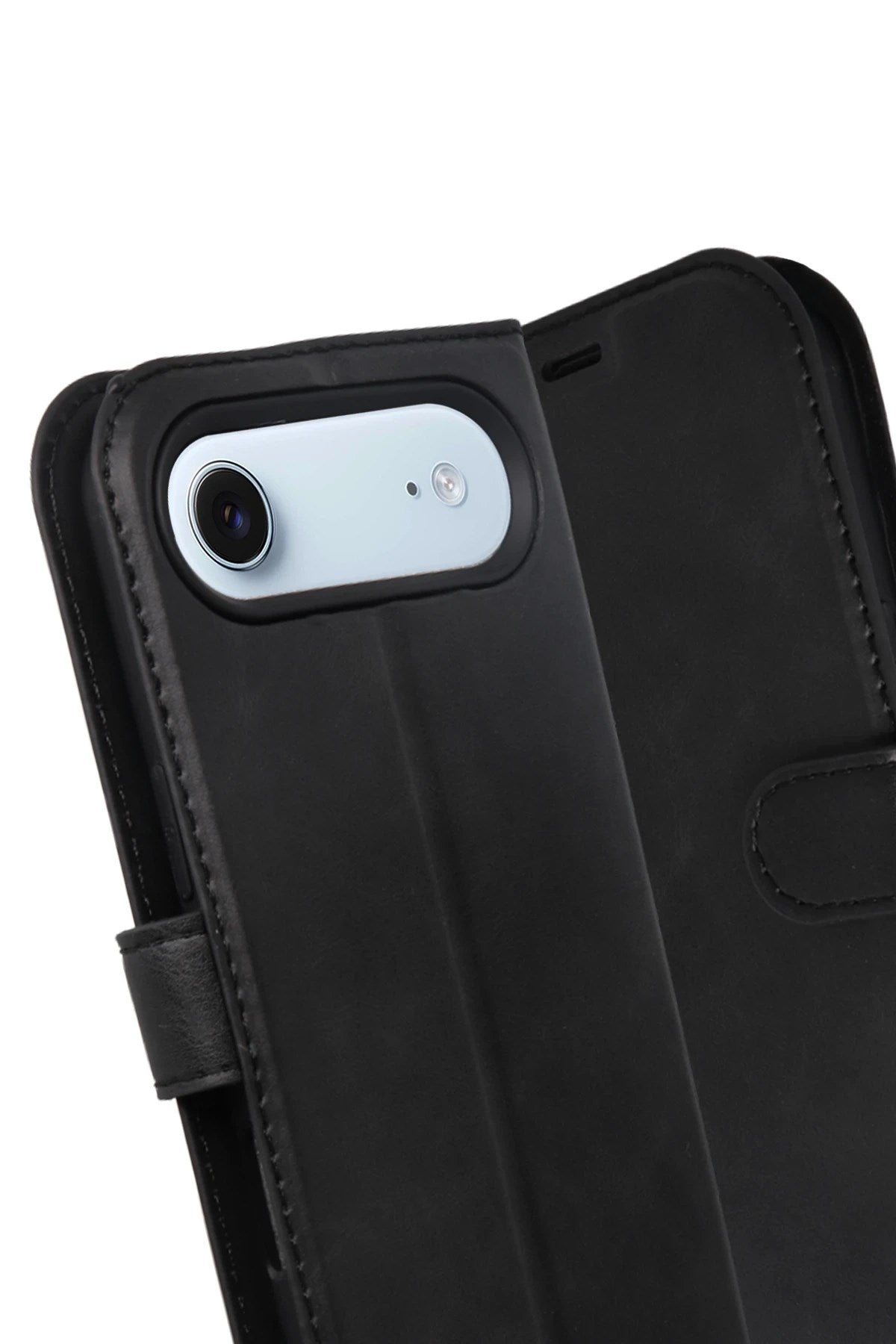 Mey İthalat® iPhone 17 Air Trend S Plus Kapaklı Kılıf - Siyah