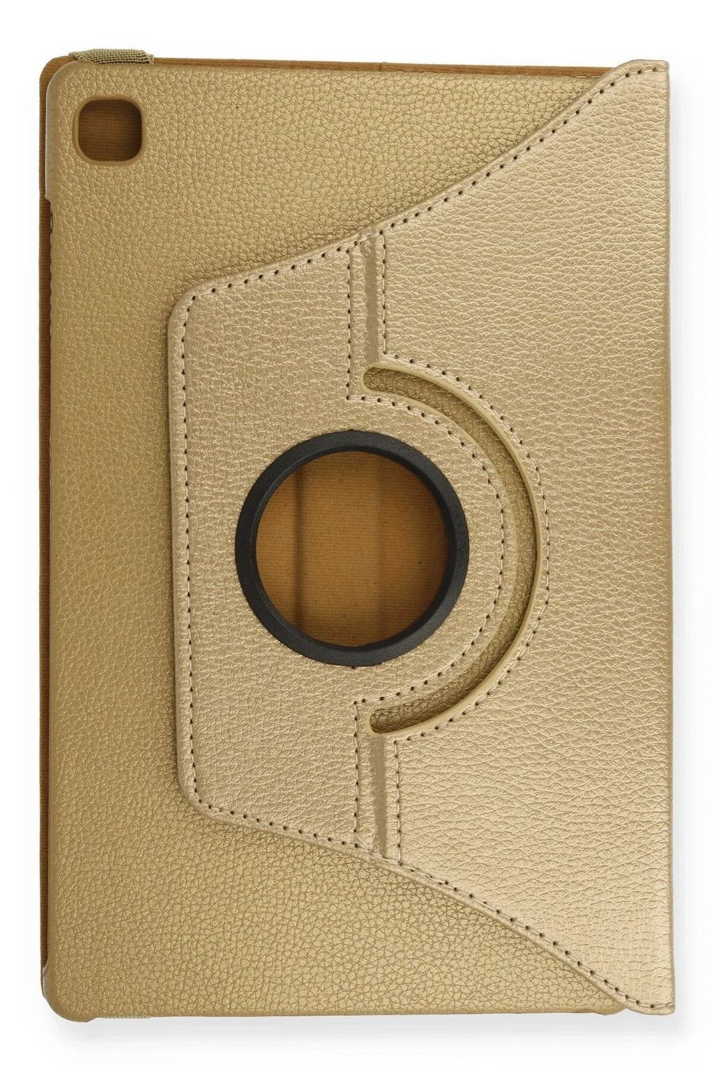 Mey İthalat® Samsung Galaxy T500 Tab A7 10.4 Kılıf 360 Tablet Deri Kılıf - Gold