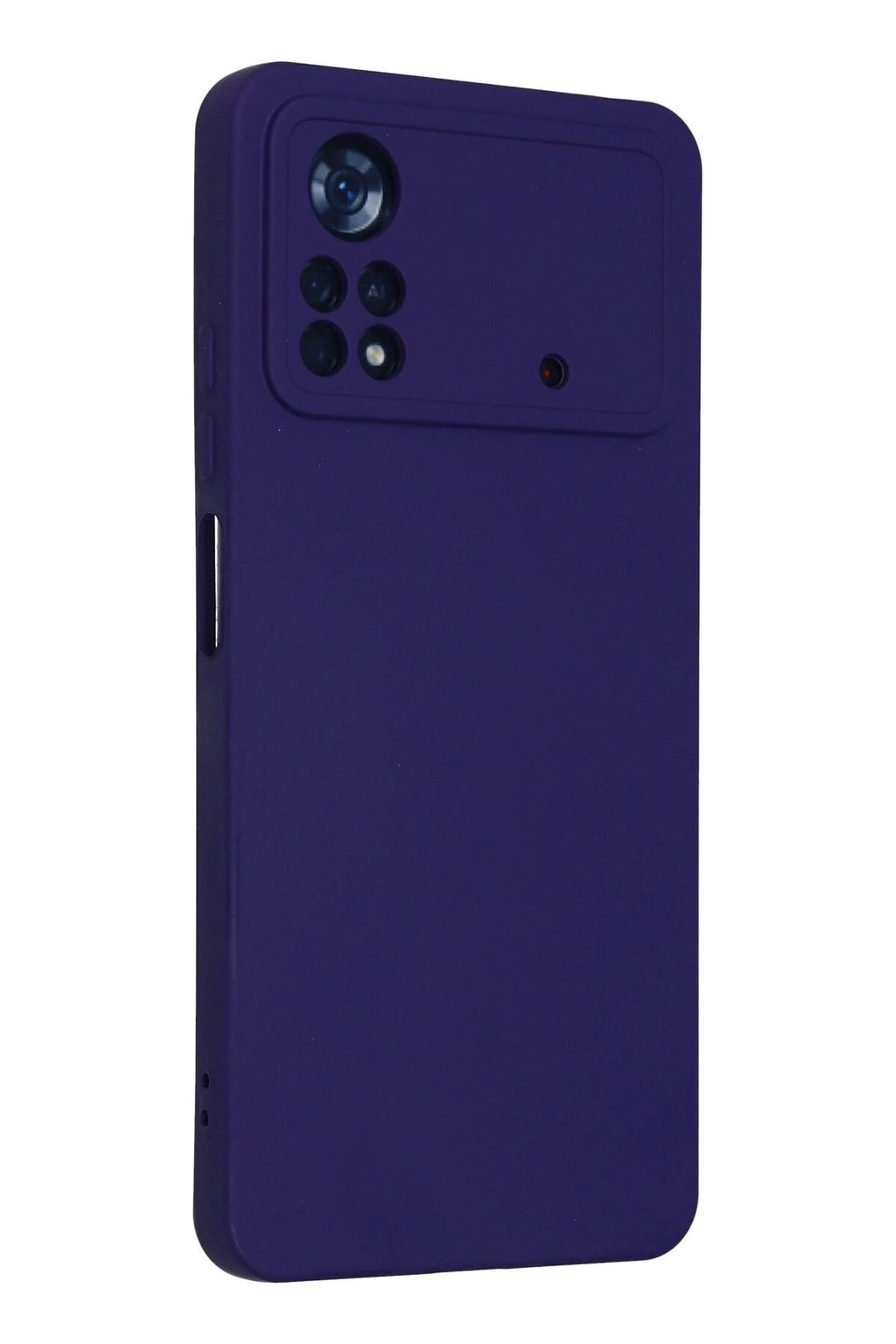 Mey İthalat® Poco X4 Pro 5G Kılıf Nano içi Kadife Silikon - Mor