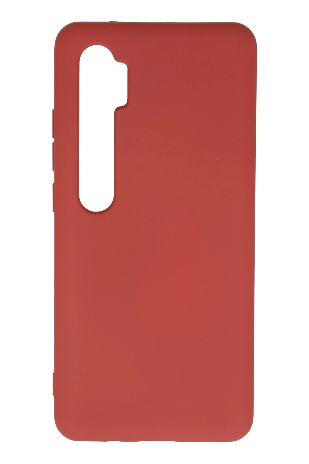 Mey İthalat® Mi Note 10 Lite Kılıf Nano içi Kadife Silikon - Kiremit