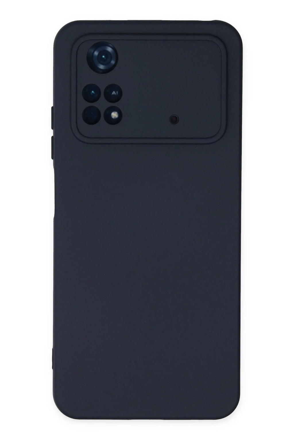 Mey İthalat® Poco M4 Pro 4G Kılıf Nano içi Kadife Silikon - Lacivert